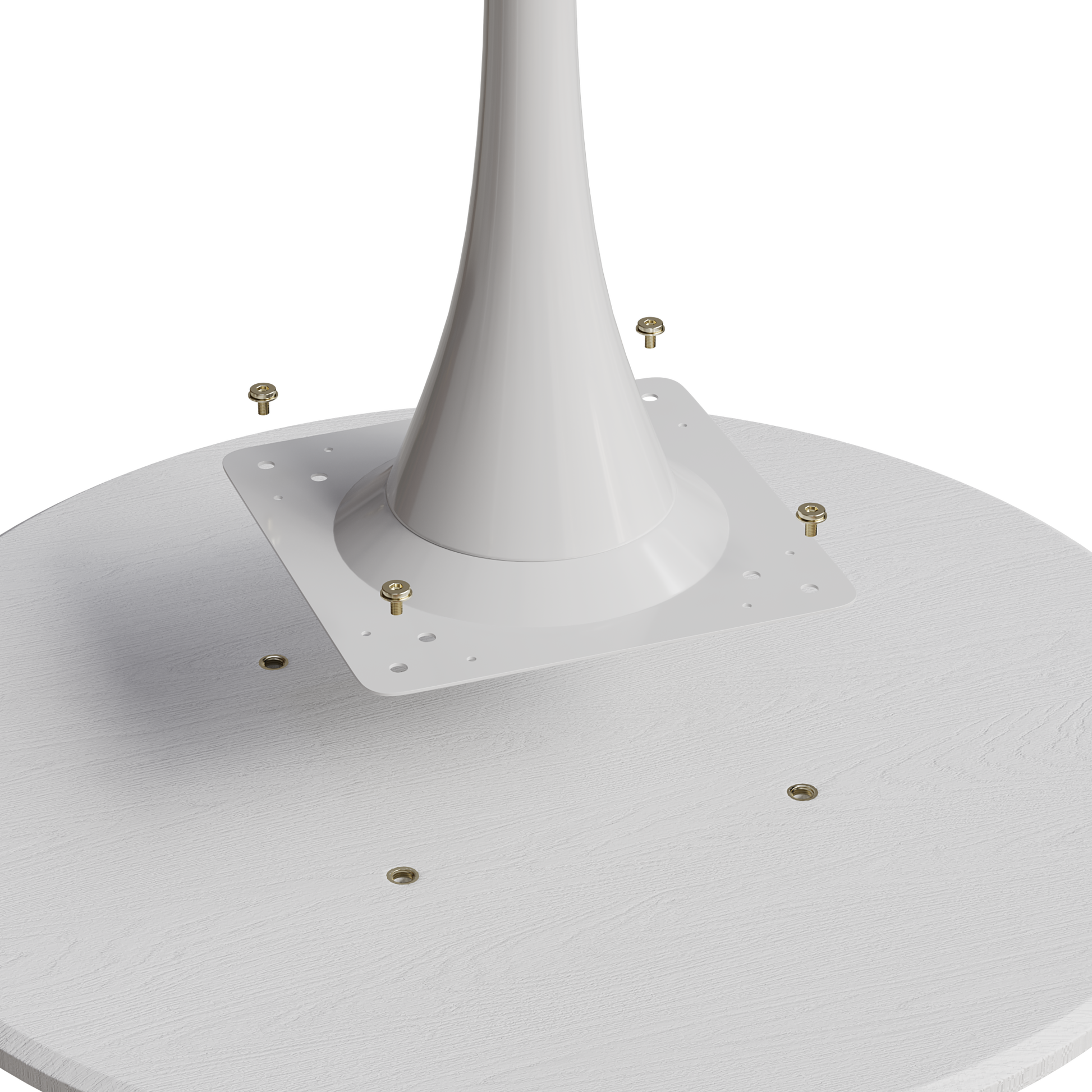 31.4 "Round Dining Table, Medieval White Tulip Dining Table, 2 3 Person Metal Base Dining Table, Easy To Assemble Casual Coffee Table, Office Desk White Mdf