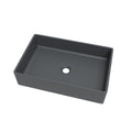 Dark Gray Solid Surface Basin Dark Gray Solid Surface