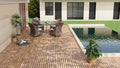 30 Pcs Interlocking Deck Tiles Striped Pattern, 12