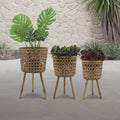 S 3 Bamboo Planters 11 13 15