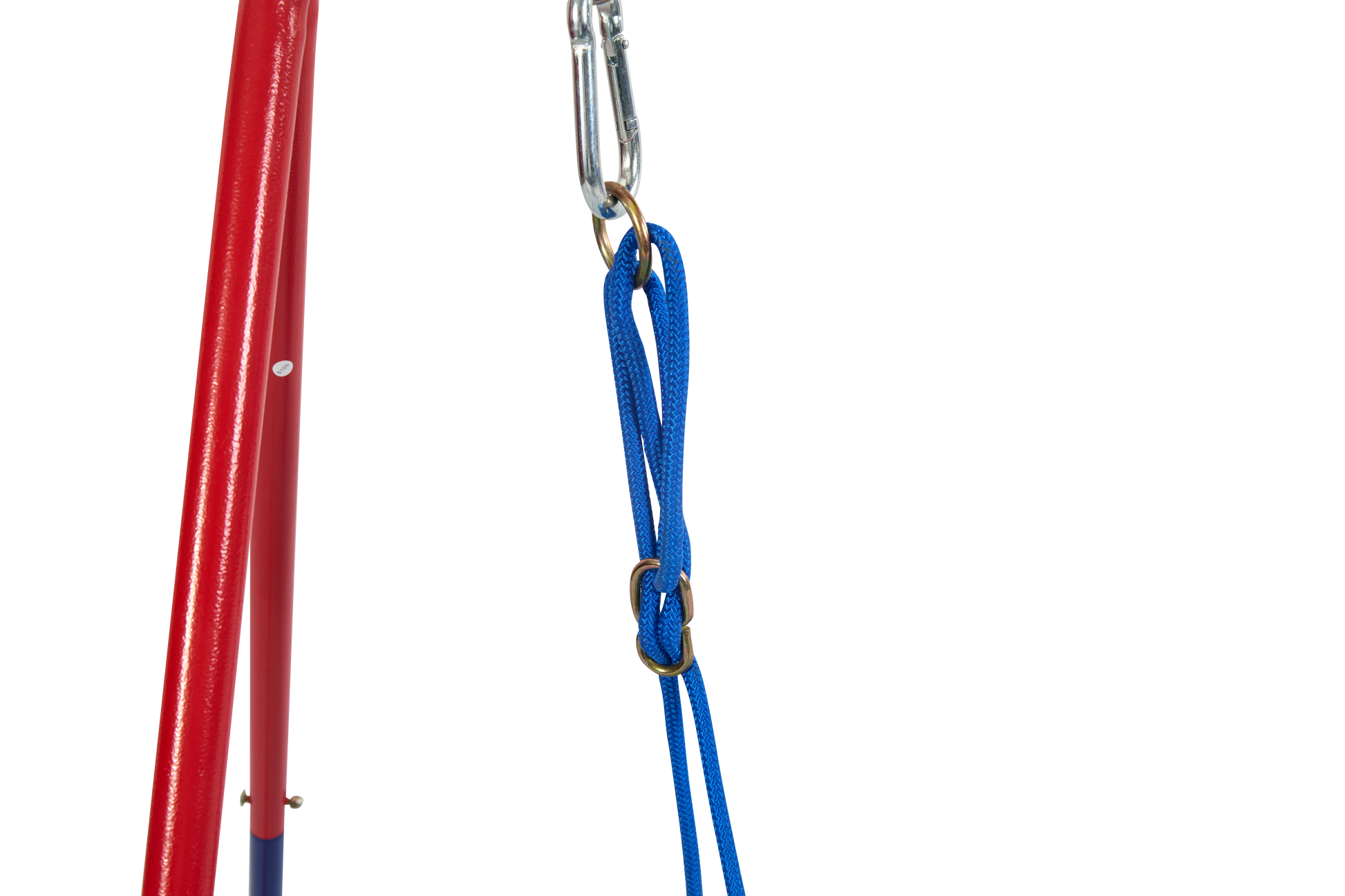 Xns067B Green And Blue Interesting 2 In 1 Baby Swing Mental Plastic Safe Swing Set 110Lbs For Outdoor Playground For Age 3 Blue Red Steel