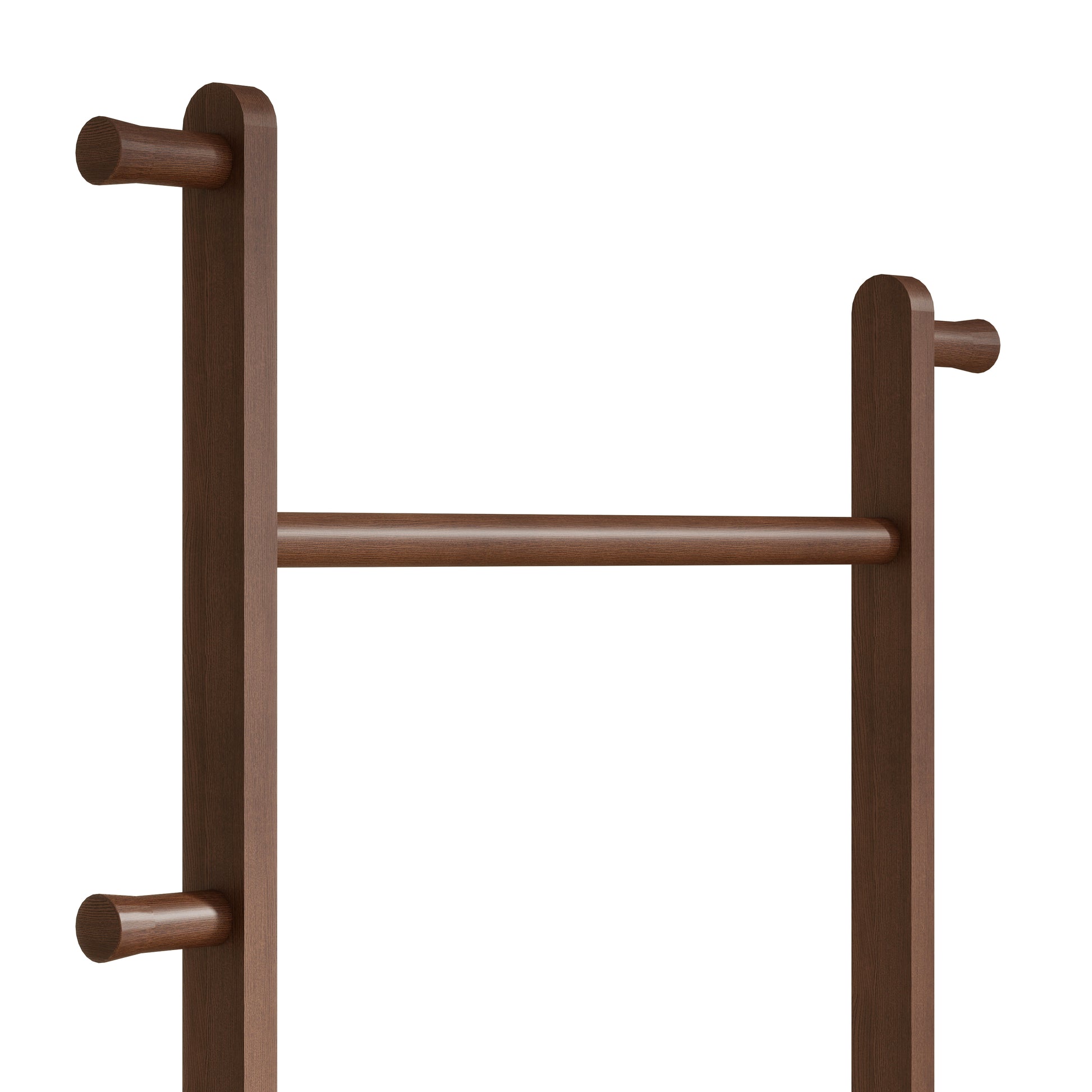 Coat Racks Solid Wood Hanger 23.6* 11*64.1In Solid Environmental Protection Easy To Assemble Beautiful Can Be Placed In The Bedroom Entrance Living Room Walnut Walnut Brown American Design,Art