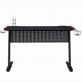 Black And Red Gaming Desk With Led Light And Usb Port Black Red Primary Living Space Paper Composite