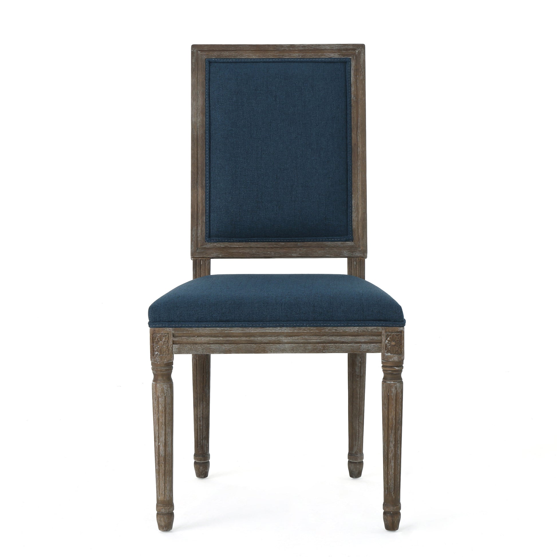 Dinning Chair Navy Blue Fabric