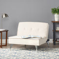 Ottoman Chair Ivory Fabric