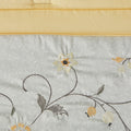 Embroidered 7 Piece Comforter Set Yellow Cal King California King Yellow Polyester