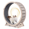 Cat Exercise Wheel For Indoor Cats, Cat Running Wheel With Carpeted Runway, 41