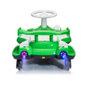 12V Kids Ride On Electric Toy,360 Degree Drift In Place,Spray Function,Front&Side Lights Design,Usb Mp3,Bluetooth,Music, 3.73 4.35 Mph,Easy Installation,Ultimate Cool Operation For Kids Aged 3 . Green 100 149 Lbs Polypropylene