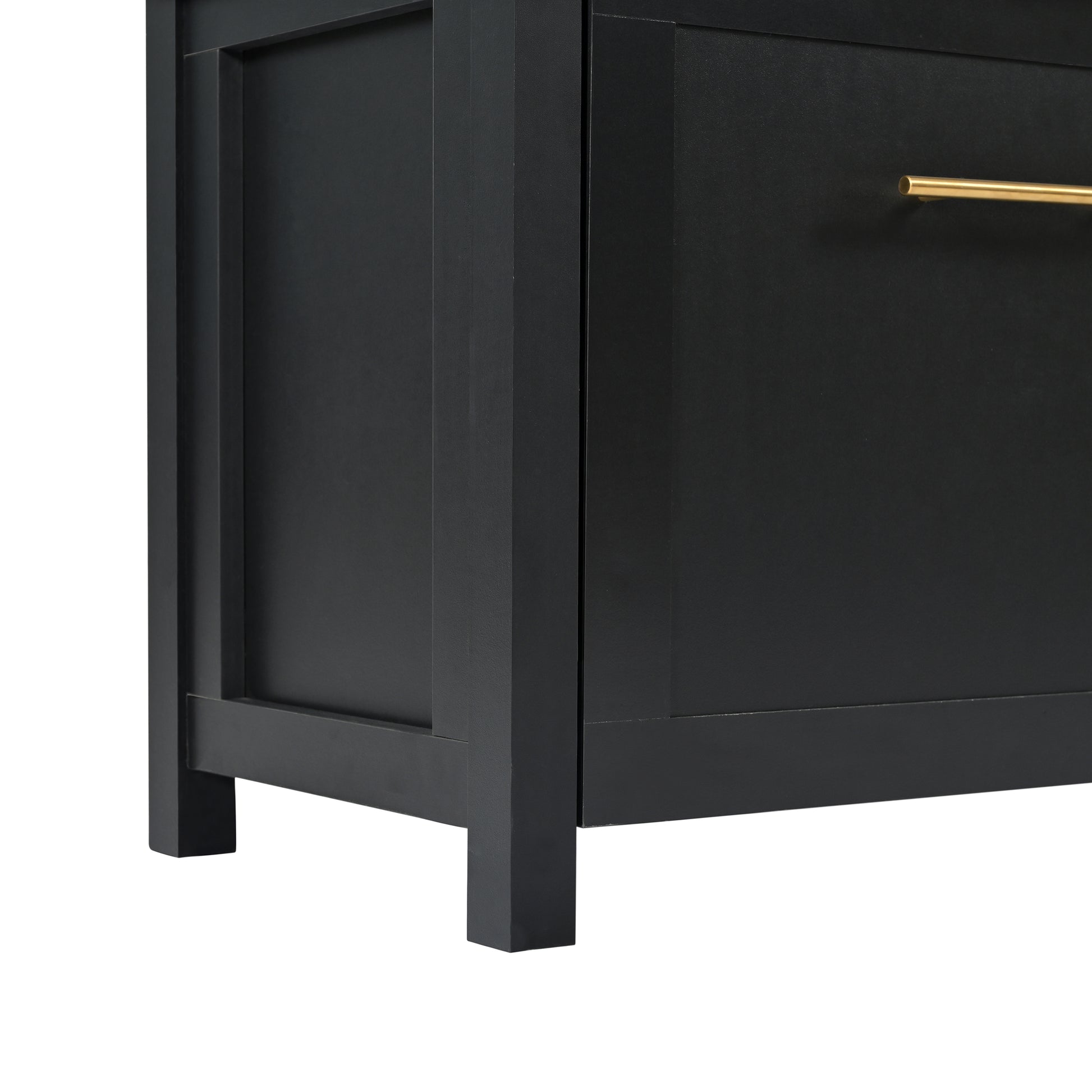 Versatile 4 In 1 Hall Tree With 6 Golden Hooks, Wood Grain Bench With Multiple Storage Space, Entryway Coat Rack With 2 Drawers For Living Room, Hallway, Black, 76.6''H Old Sku:N721S000034B Black