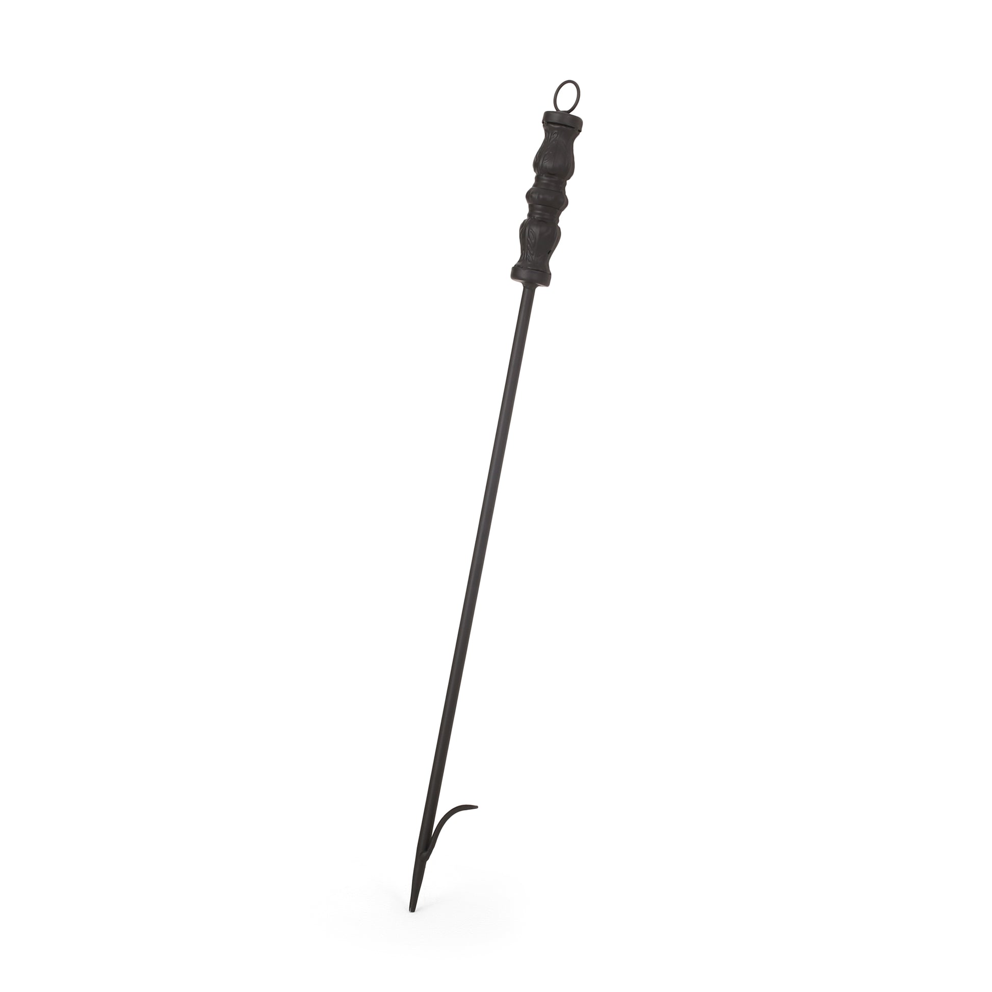 Log Rack And Tools Matt Black Iron