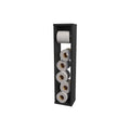 Supai Toilet Paper Holder In Melamine, Black Black Particle Board Melamine