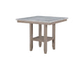 Claui Natural Bar Table Natural Solid Wood Mdf