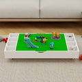 The 2 In 1 Rollaway Play Table And Toy Organizer Compatible With Lego Suitable For Storing Under Bed Or Sofa White 38