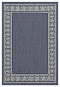 Sunshine Gc Har2001 Blue 5 Ft. 3 In. X 7 Ft. 3 In. Indoor Outdoor Area Rug Blue Polyester Polypropylene