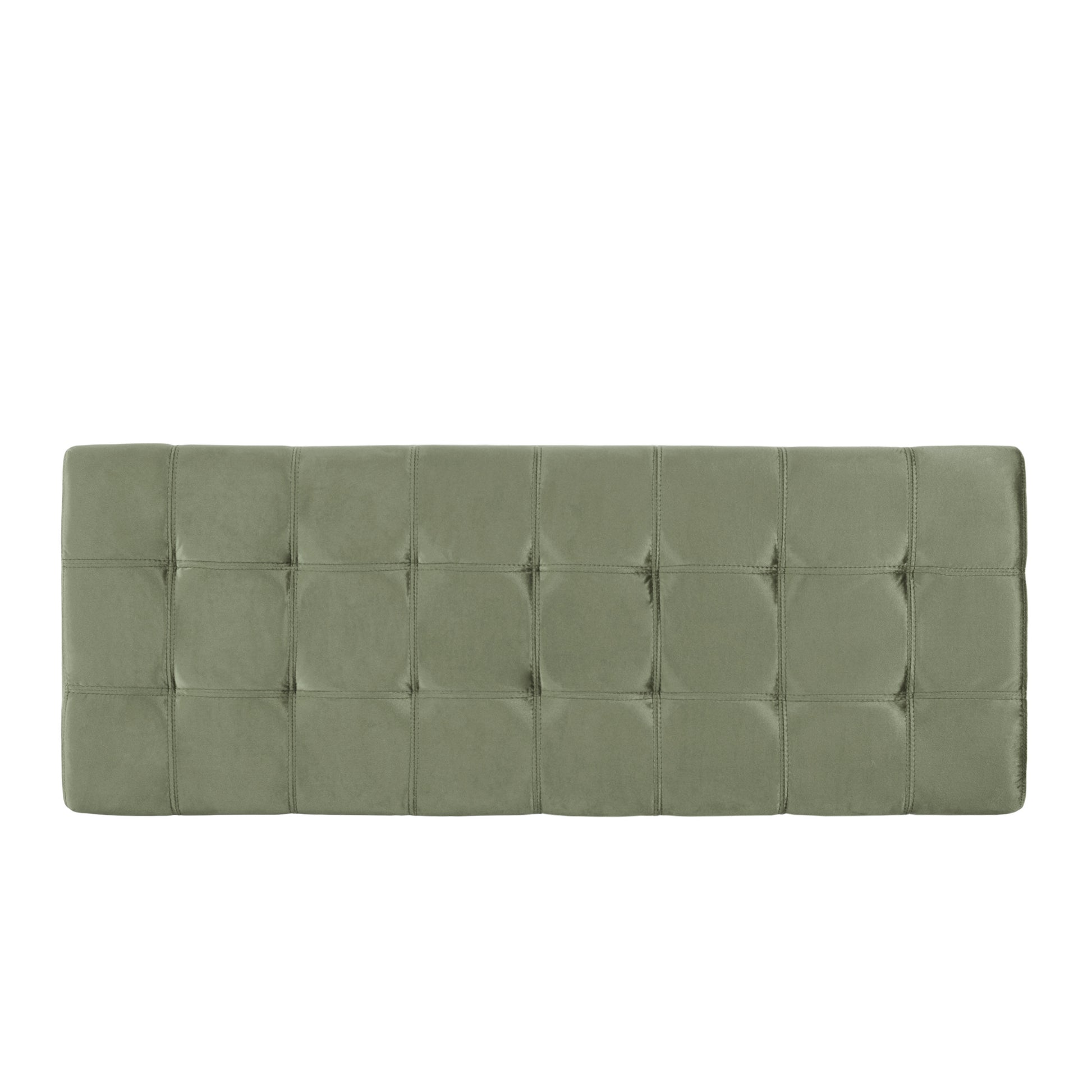 Storage Ottoman Pale Green Velvet