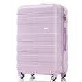 Luggage Sets Model Abs Hardshell 3Pcs Clearance Luggage Hardside Lightweight Durable Suitcase Sets Spinner Wheels Suitcase With Tsa Lock 20''24''28'' Purple Purple Abs