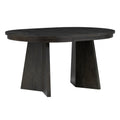 5 Piece Retro Functional Dining Set With 1 Extendable Dining Table And 4 Upholstered Chairs With Rattan Backrests For Dining Room And Kitchen Espresso Espresso Solid Wood Mdf