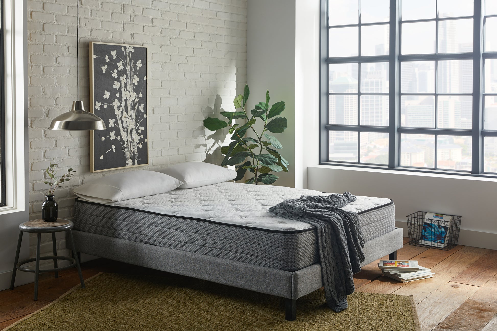 10" Twin Xl Mattress With Gel Memory Foam 884 Pocketed Coil White Gray Memory Foam And Polyurethane Foam Fabric Twin Xl