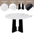5 Piece Round Dining Table Set, 43 Inch Modern Dining Table And 4 Upholstered Chairs For Dining Room, Kitchen Room, Living Room, Easy Assembly Upholstered Chair Beige White Dining Room American Design,Farmhouse,Mid Century Modern,Modern Round Round