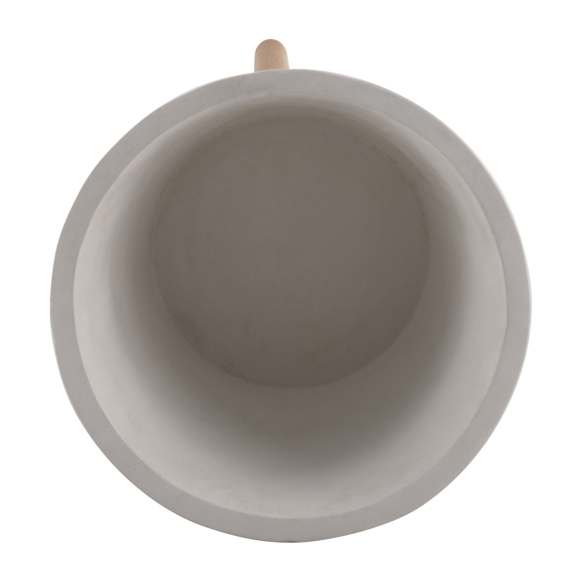 S 2 10 12" Diamond Planter W Wood Legs, Black Kd Black Polyresin