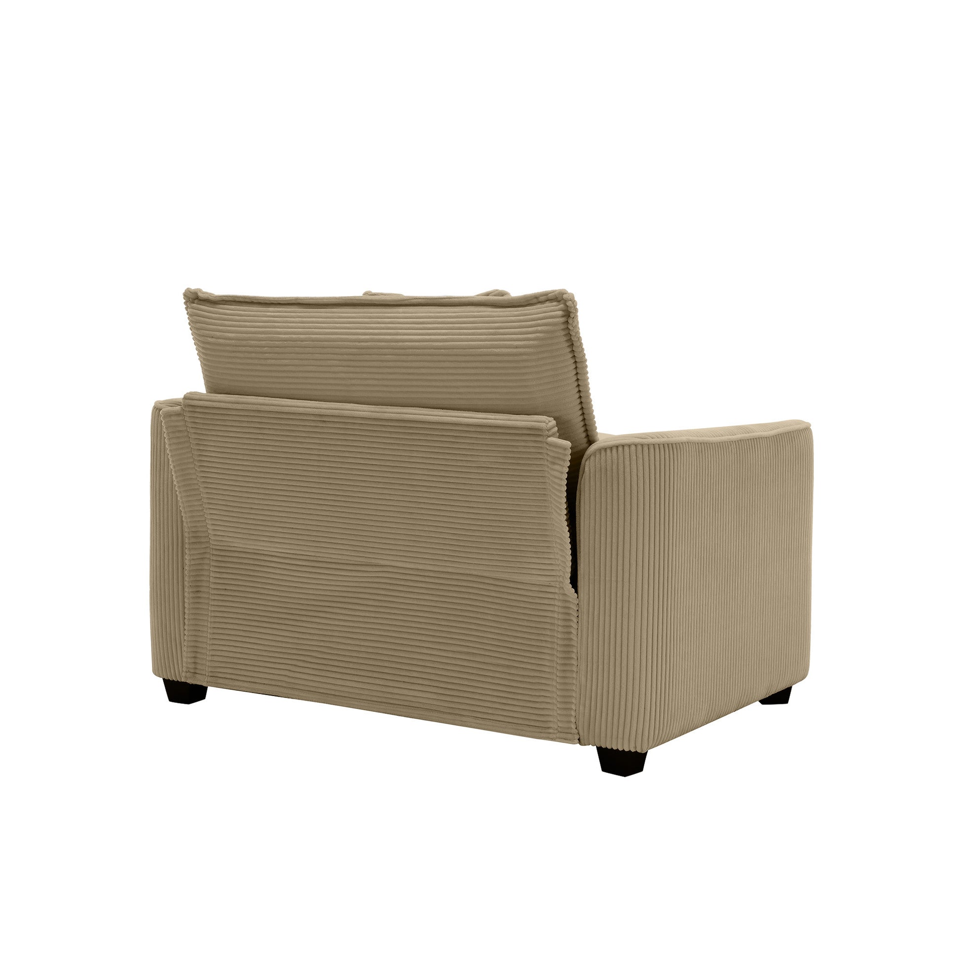 3 Piece Sectional Sofa Oversized Sectional Sofa Comfortable Sectional Sofaone Single Sectional Sofa, One 2 Seater Sofas, One 3 Seater Sofas Tan Corduroy Deep Seat Sofa Tan Corduroy 6 Seat