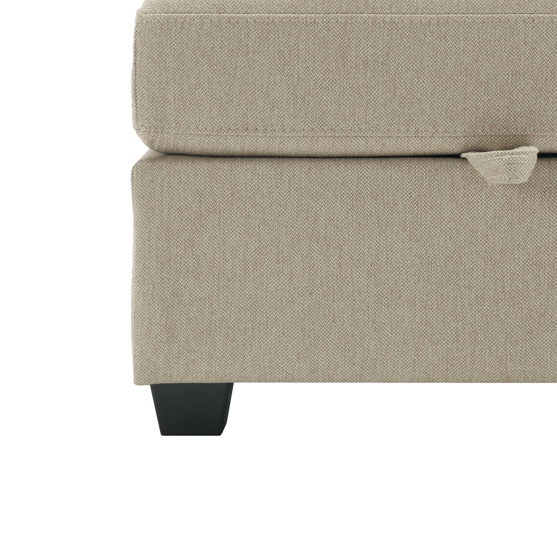 Adjustable Arms And Backs Modern U Shape Linen Couch Modular Sectional Sofa Couch With Storage Seat, Large Convertible Sofa With Reversible Chaise For Living Room Apartment Office, Beige Beige Polyester 4 Seat