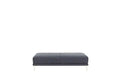 Modern Ink Blue Large Ottoman Metal Legs 1Pc Cocktail Ottoman Living Room Blue Faux Leather Primary Living Space Blue Contemporary,Modern Rectangle Bonded Leather