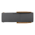 Jason Chaise Lounge Grey Fabric