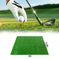Golf Hitting Mats 3.8'X5' Artificial Turf Training Mat For Indoor Outdoor Swing Practice Green Plastic