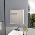 Medicine Cabinet Clayton, Bathroom, White White Particle Board Engineered Wood