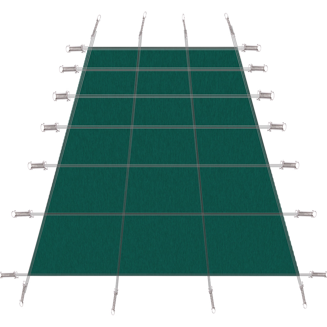 Inground Pool Safety Cover, 16X32Ft Rectangle Winter Safety Pool Cover For Inground Swimming Pools, Solid Safety Pool Covers, Triple Stitched For High Strength, Hardware Included,Green Mesh Green Polypropylene