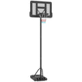 Soozier Portable Basketball Hoop, 7.5 10Ft Height Adjustable Swimming Pool Basketball Goal With 43.25