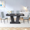 5 Piece Dining Table Set, 1.8