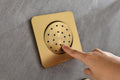 Wall Mounted Shower System In Brushed Gold With Shower Head, Handheld Shower, 3 Body Jets Brushed Gold Modern Brass Brass