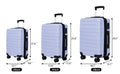 Luggage Sets 3 Piece,Carry On Luggage With Wheels,Check In Luggage,28 24 20 Inch Luggage,Tsa Approved Lock,Hardshell Suitcase,Blue Purple Purple Abs