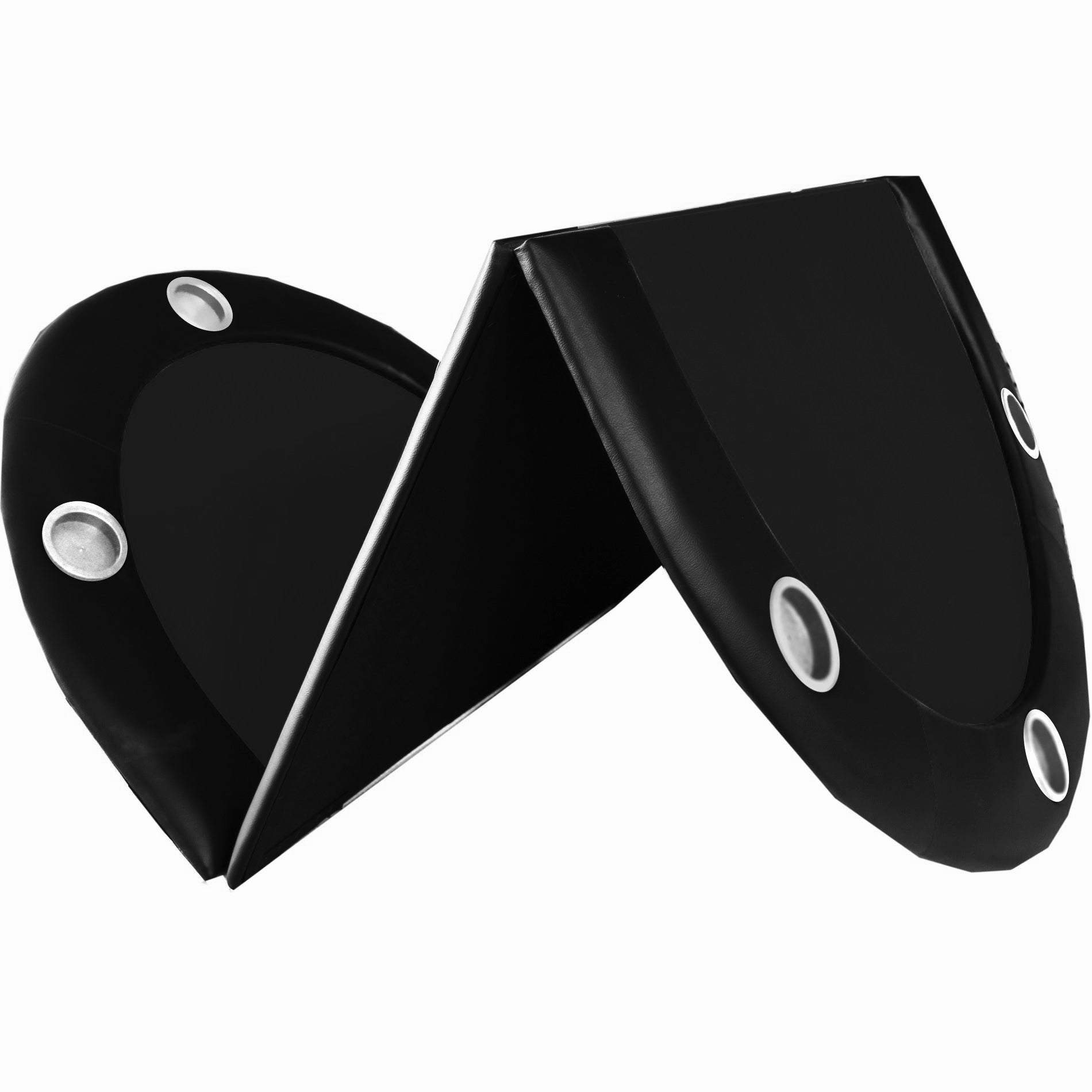 Folding Poker Table Top For 10 Players Tri Fold Texas Holdem Blackjack Casino Game Tabletop Black Black Primary Living Space Modern Mdf