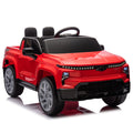 12V Kids Ride On Car W Parents Control,Licensed Chevrolet Silverado,Four Wheel Suspension,Led Lights,Bluetooth,Music,Usb,Mp3,Power Display,Speeds 1.86 3.11Mph For Kids Aged 2 5. Red 50 99 Lbs