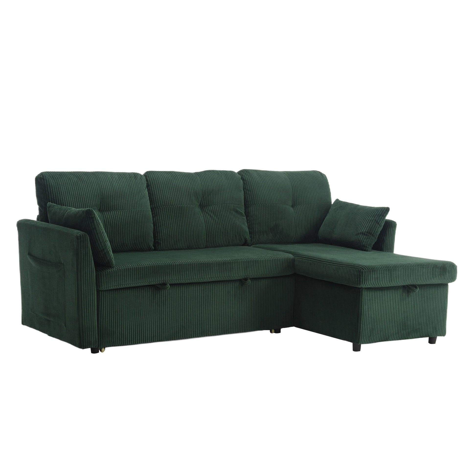 United Modular Sectional Sofa L Shaped Modular Couch With Reversible Chaise Modular Sofa Sectional Couch With Storage Seats Emerald Velvet 4 Seat