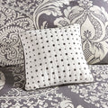 6 Piece Printed Duvet Cover Set King Multicolor Polyester