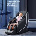 Massage Chair Zero Gravity Full Body Airbags,Bluetooth Speaker,Shiatsu Foot Massage Black Pu Leather