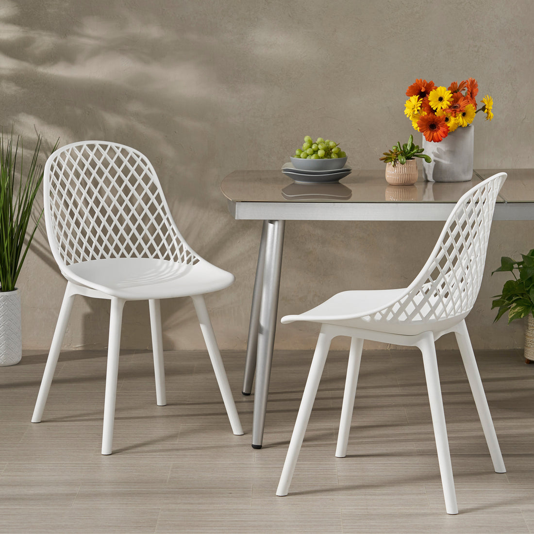 Lily Chair White Polypropylene