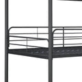 Furniture Triple Bunk Bed, Twin Twin Twin, Black Twin Black Metal