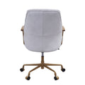 Vintage White Office Chair With Swivel Solid Vintage Office Office Chairs Solid Back Swivel Genuine Leather