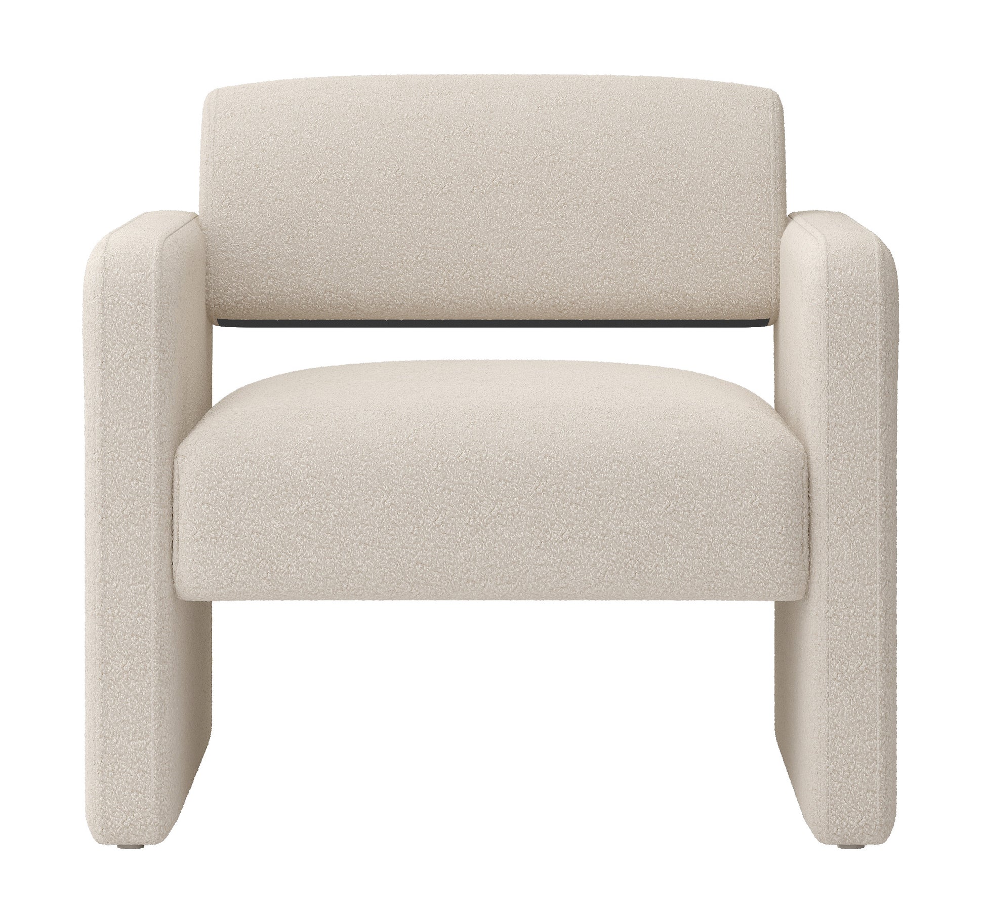 Beige Single Sofa Chair, Upholstered Comfortable Chair With Armrests, For Dining Room Bedroom Living Room Reception Beige 30.9"*30.51"*30.11" Beige Velvet