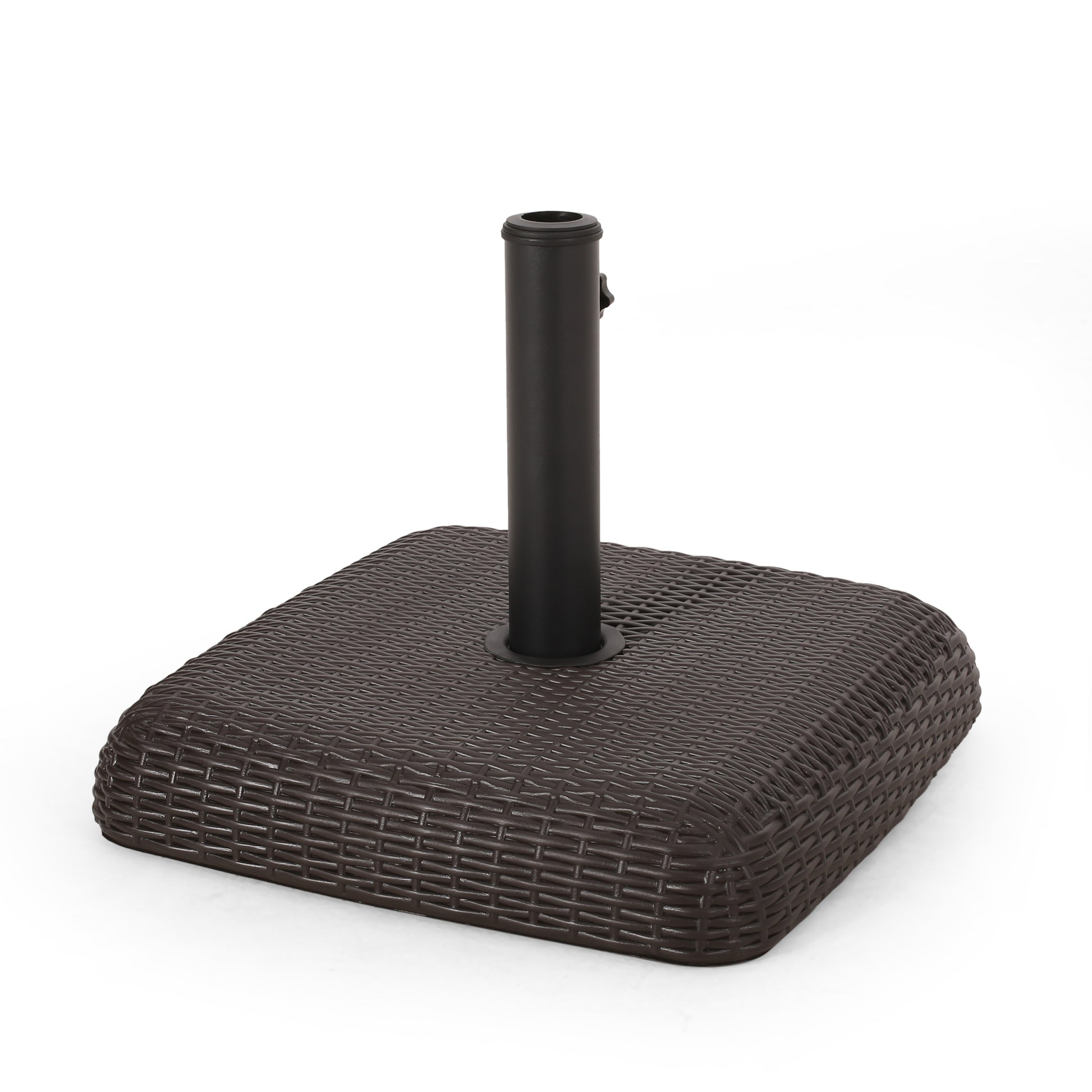 Bahulu Umbrella Base Square Brown Concrete