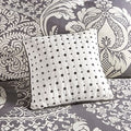 7 Piece Cotton Printed Comforter Set Indigo Cal King California King Indigo Polyester