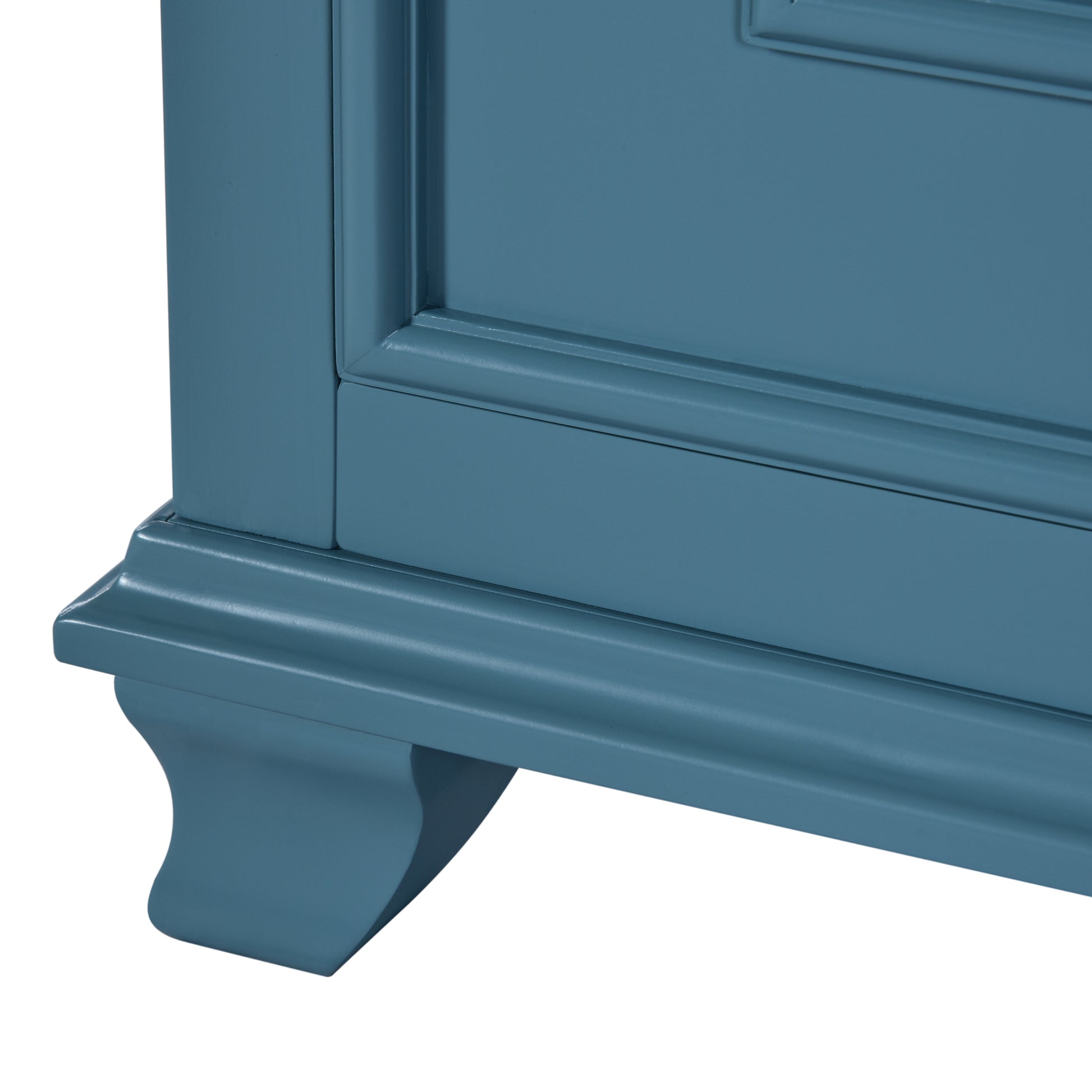 30 Inch Bathroom Vanity With Resin Sink, Freestanding Bathroom Vanity Set With Storage Shelf, Storage Cabinet For Bathroom, Solid Wood Frame Bathroom Cabinet, Blue Blue Bathroom Modern Solid Wood Mdf Resin