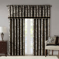 Jacquard Window Valance Black 50X18