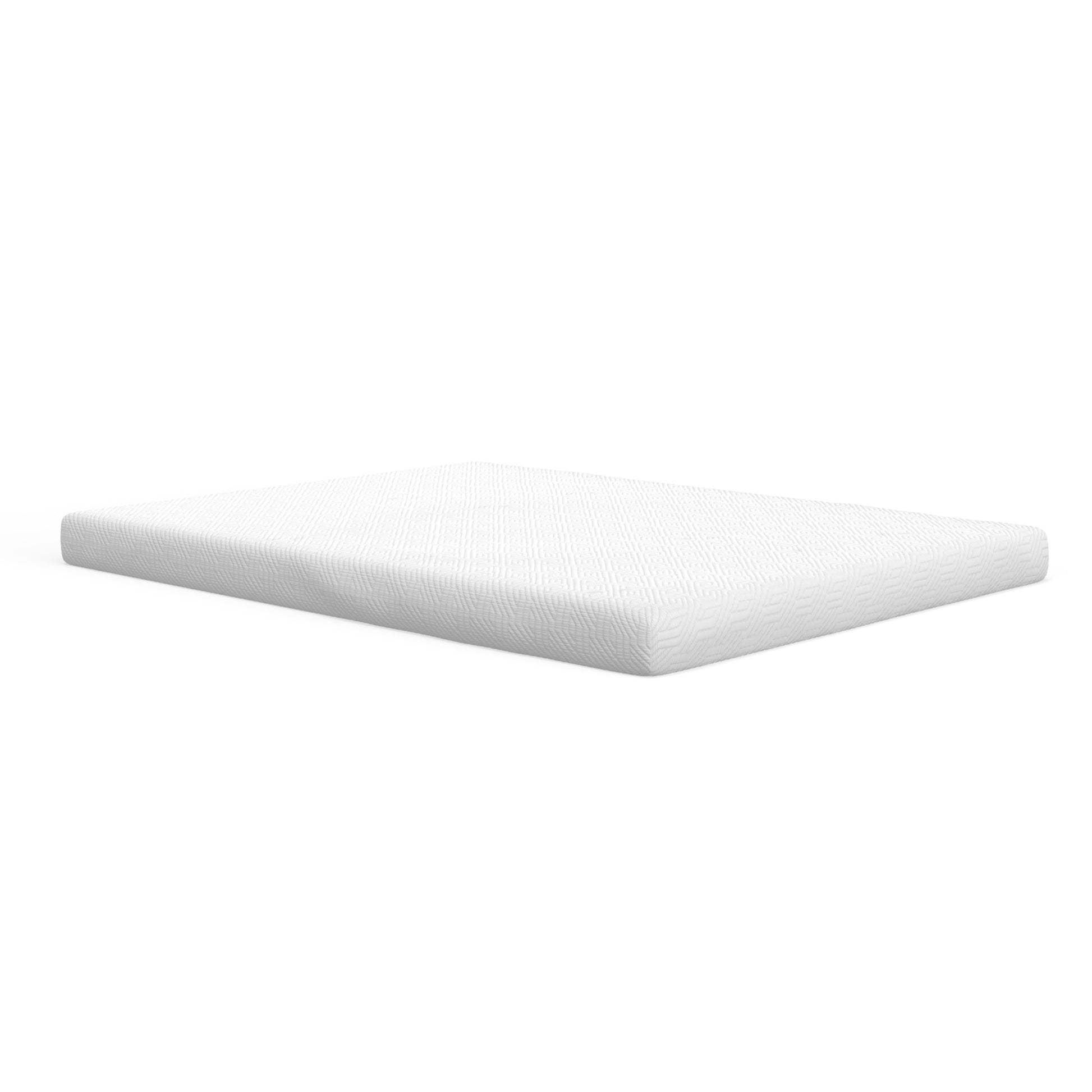 6" Essentials Gel Infused Memory Foam Mattress Full White Foam Full