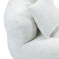 Coolmore Lazy Sofa Durable Comfort Lounger High Back Bean Bag Chair Couch With Three Pillows For Adults And Kids, Indoor & Outdoor, Single Gaming Sofa Chair For Bedroom,Office Beige Chenille Beige Foam Chenille 1 Seat